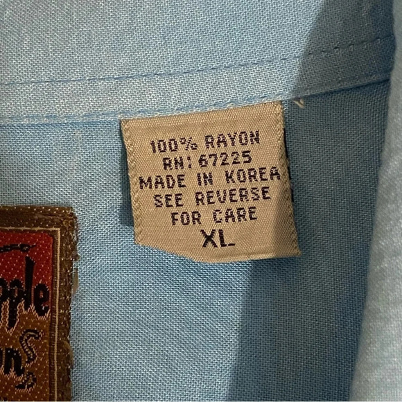 Pineapple Connection Hawaiian Island Button Down Short Sleeve Shirt Men Size XL - Picture 6 of 9